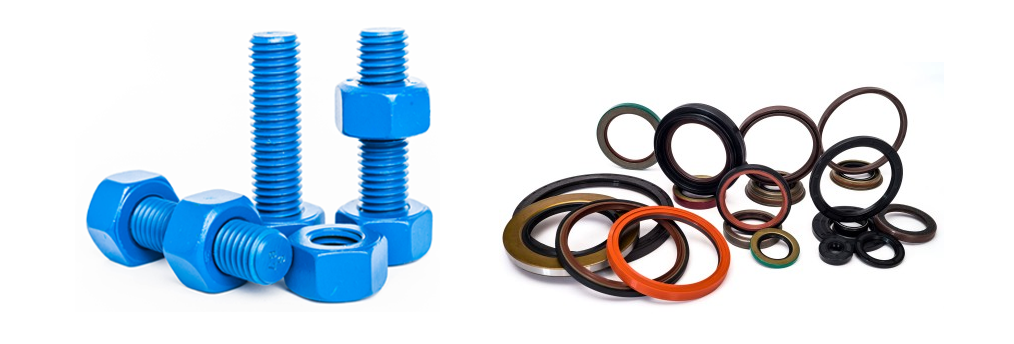 LOWEST PRICE WITH BEST QUALITY PTFE BOLTS AND PTFE FLANGE GASKET FOR GAS AND OIL PROJECT